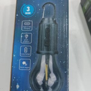 لامپ شارژی کمپینگ فیلامنتی قلاب دار مدل CAMPING LAMP HK-169