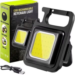 چراغ جیبی شارژی COB مدل Keychain Light