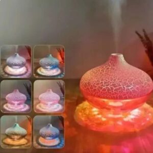 دستگاه بخور سرد مدل ZJ-131 ظرفیت ۳۰۰ میلی‌لیتر با نور RGB