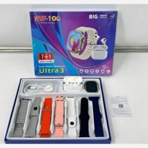 ساعت هوشمند و ایرپاد 7 بند Ultra3 مدل RW-100